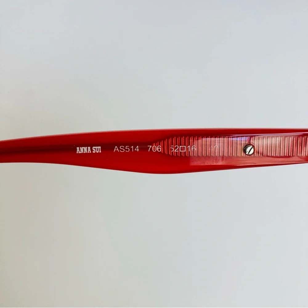 Anna Sui AS514 Burgundy Eyeglass FRAMES ONLY